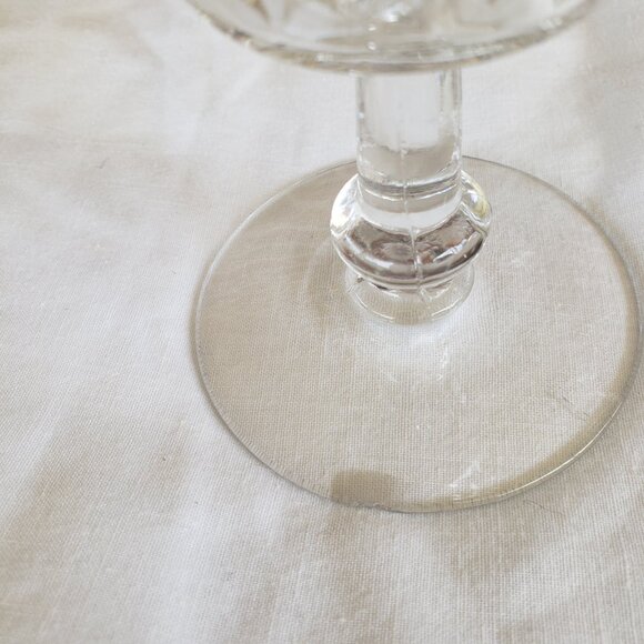 Vintage 1930's Paden City Chavalier Clear Goblet - Set of 4 - Picture 8 of 10